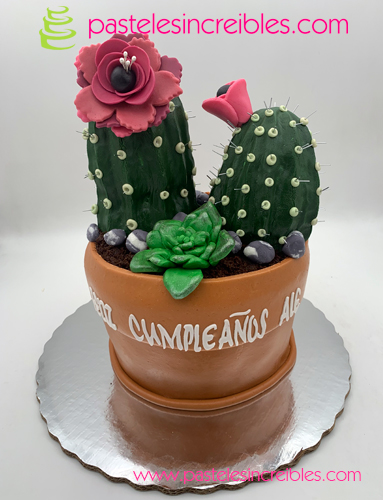 Pastel de Cactus